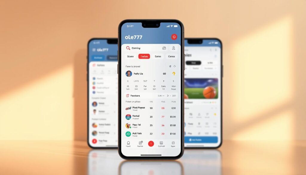 ux/ui design ole777 mobile
