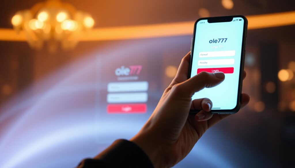 ขั้นตอนการล็อกอิน ole777