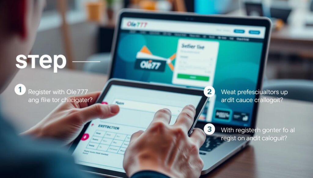 วิธีสมัครole777